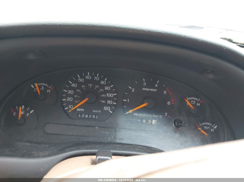 1998 Ford Mustang VIN: 1FAFP444XWF162241 Lot: 43866904