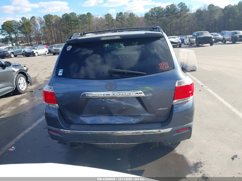 2012 Toyota Highlander Limited V6 VIN: 5TDDK3EH0CS097682 Lot: 43866909