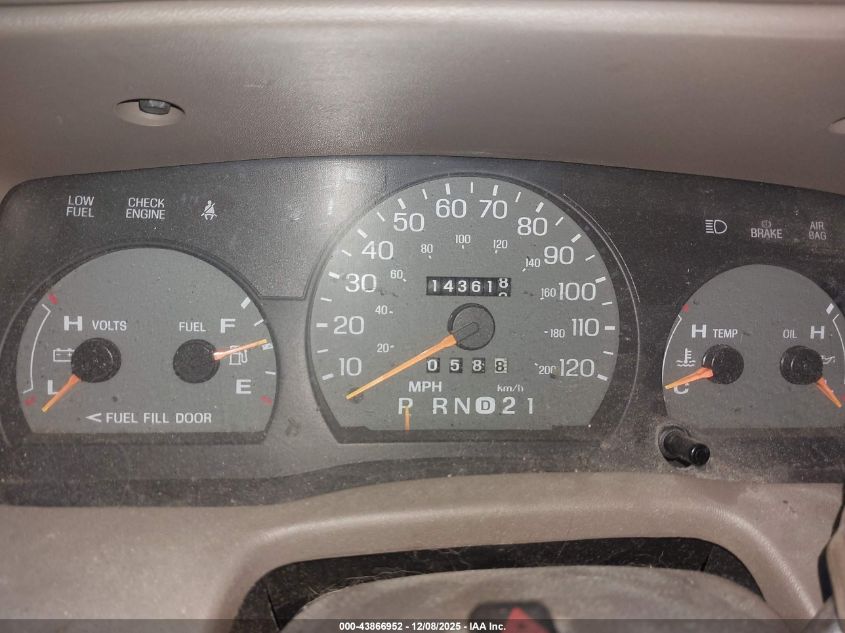 1997 Mercury Grand Marquis Gs VIN: 2MELM74W3VX708520 Lot: 43866952