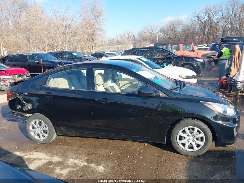 2014 Hyundai Accent Gls VIN: KMHCT4AE9EU766682 Lot: 43866971