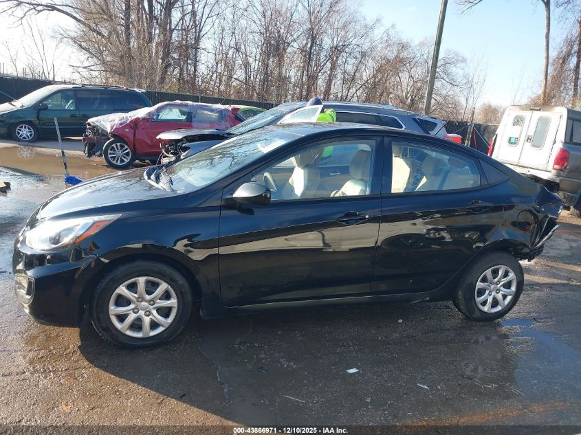 2014 Hyundai Accent Gls VIN: KMHCT4AE9EU766682 Lot: 43866971