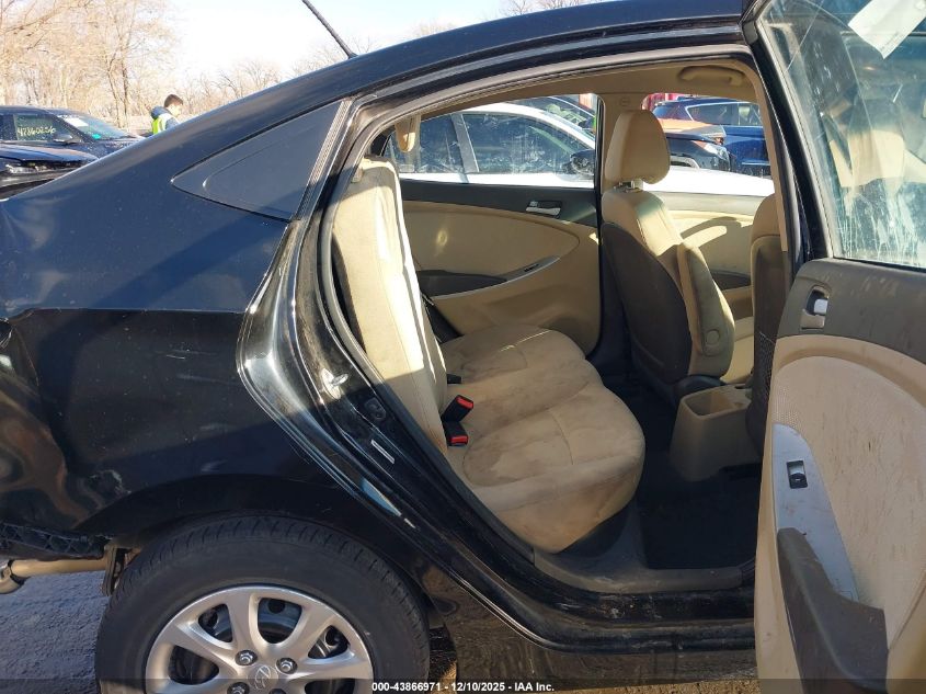 2014 Hyundai Accent Gls VIN: KMHCT4AE9EU766682 Lot: 43866971