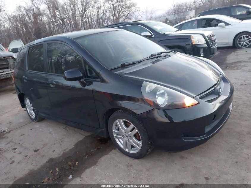 2007 Honda Fit Sport VIN: JHMGD37687S046400 Lot: 43867008