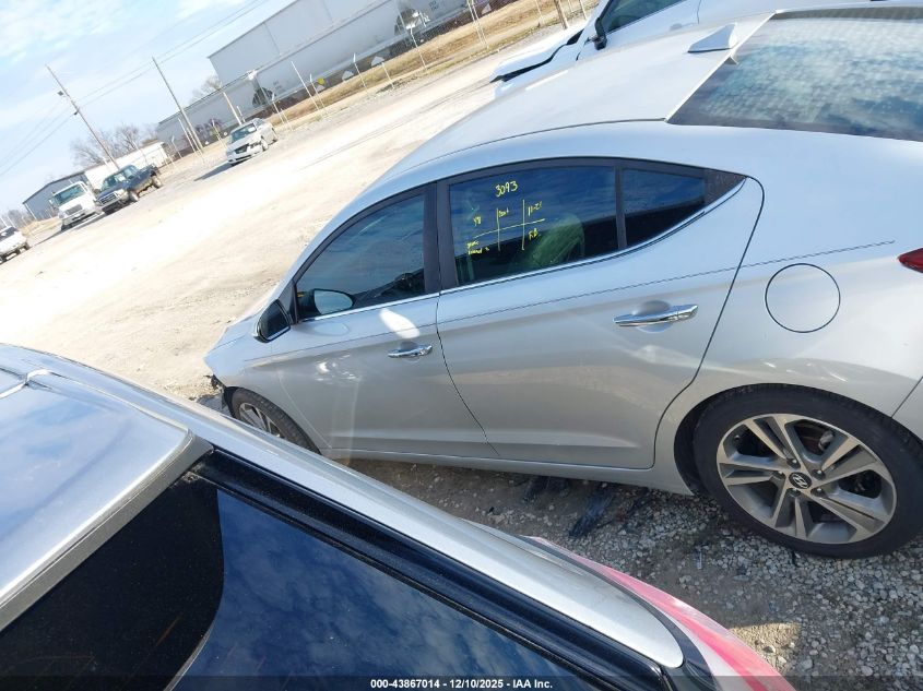 2017 Hyundai Elantra Limited VIN: 5NPD84LF2HH028818 Lot: 43867014