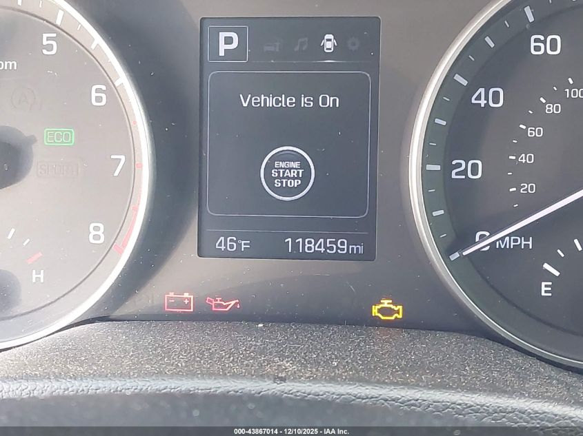 2017 Hyundai Elantra Limited VIN: 5NPD84LF2HH028818 Lot: 43867014