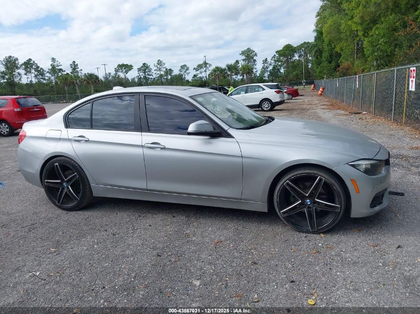 2016 BMW 320I VIN: WBA8E1G57GNU10400 Lot: 43867031