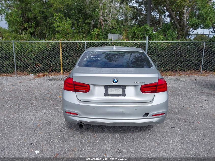 2016 BMW 320I VIN: WBA8E1G57GNU10400 Lot: 43867031