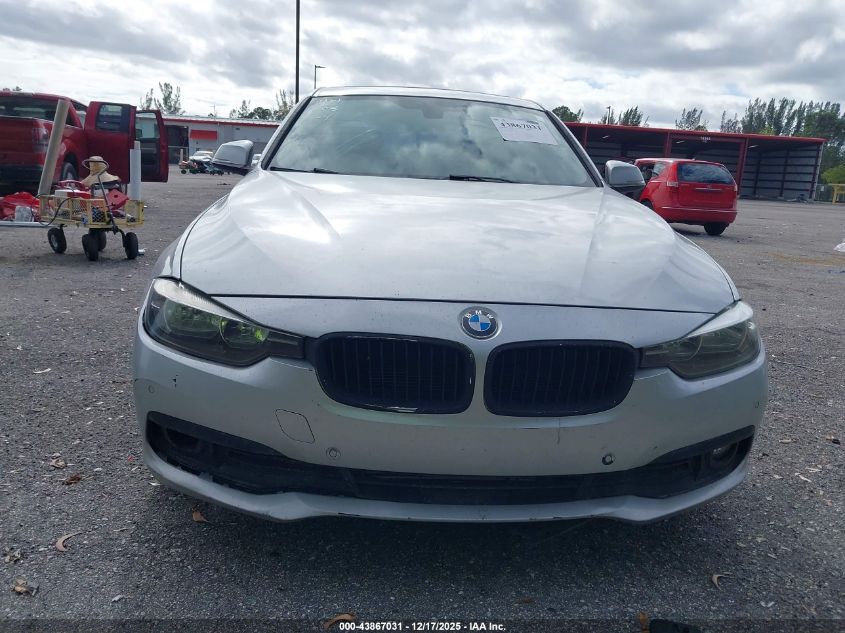 2016 BMW 320I VIN: WBA8E1G57GNU10400 Lot: 43867031