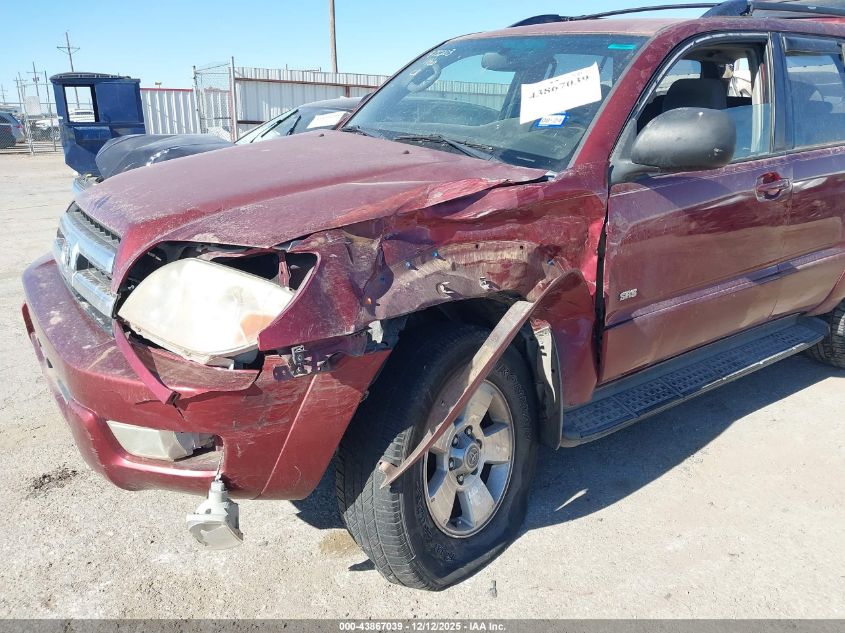 2005 Toyota 4Runner Sr5 V6 VIN: JTEZU14R158035466 Lot: 43867039