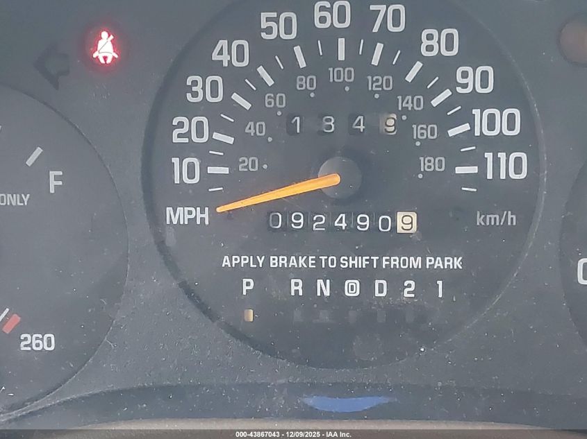 1999 Chevrolet Lumina VIN: 2G1WL52M0X9151945 Lot: 43867043