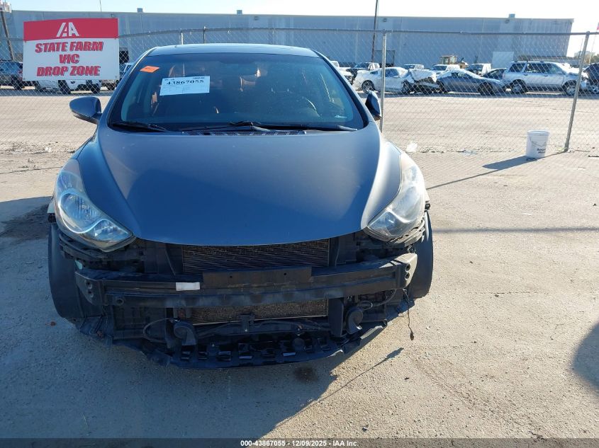 2013 Hyundai Elantra Limited VIN: 5NPDH4AE2DH176651 Lot: 43867055