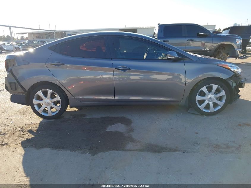 2013 Hyundai Elantra Limited VIN: 5NPDH4AE2DH176651 Lot: 43867055