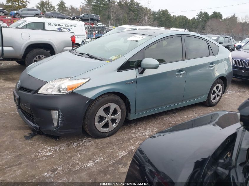 2015 Toyota Prius Four VIN: JTDKN3DU3F1938280 Lot: 43867077