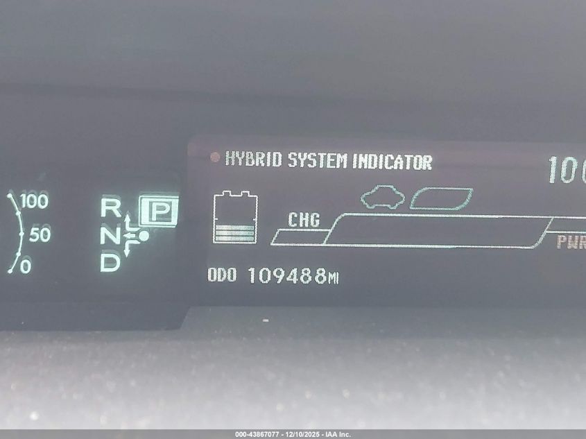 2015 Toyota Prius Four VIN: JTDKN3DU3F1938280 Lot: 43867077