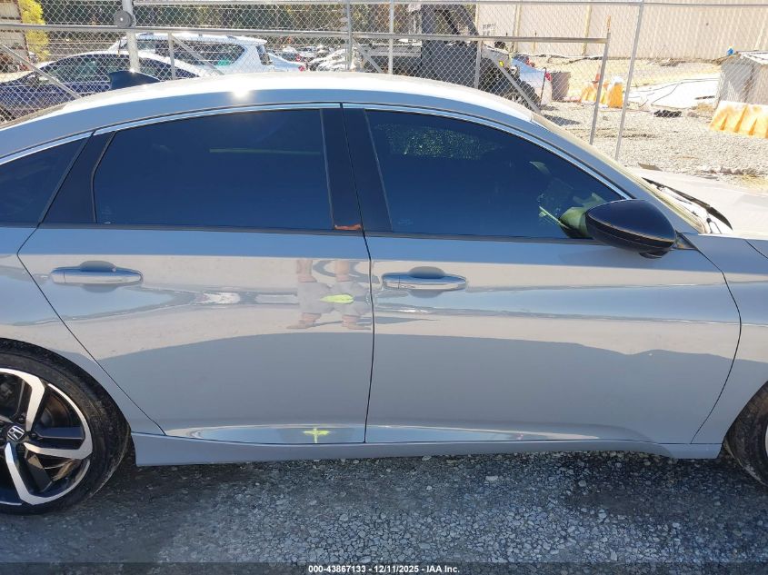 2022 Honda Accord Sport Se VIN: 1HGCV1F45NA052810 Lot: 43867133