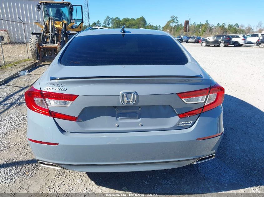 2022 Honda Accord Sport Se VIN: 1HGCV1F45NA052810 Lot: 43867133