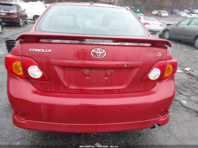2009 Toyota Corolla S VIN: 2T1BU40E89C150635 Lot: 43867152