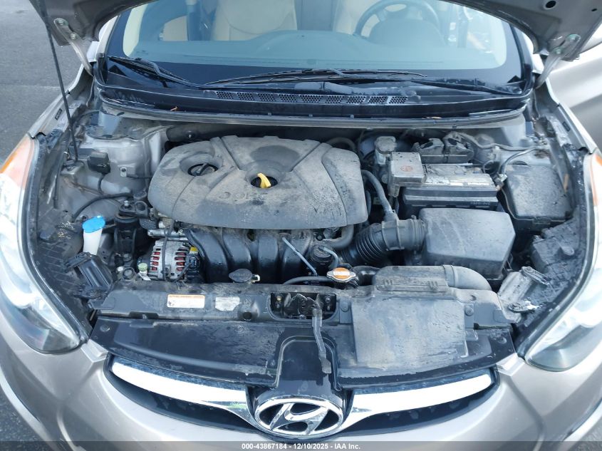 2011 Hyundai Elantra Gls VIN: 5NPDH4AE3BH024519 Lot: 43867184