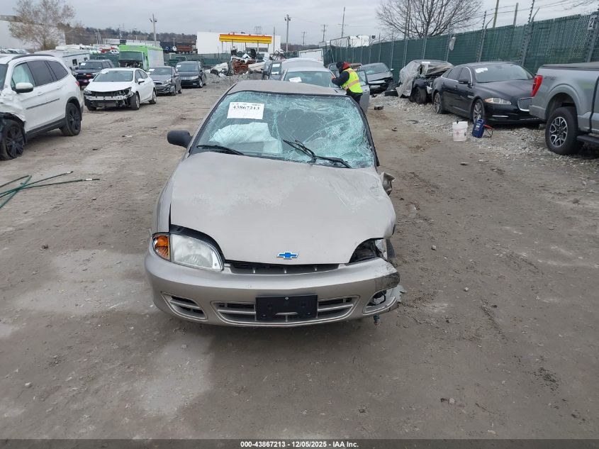 2001 Chevrolet Cavalier VIN: 1G1JC524817102947 Lot: 43867213