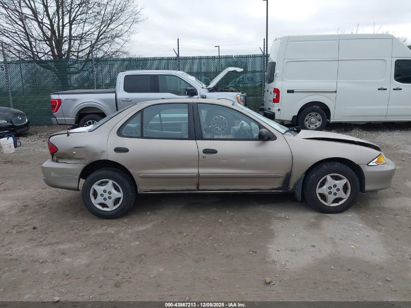 2001 Chevrolet Cavalier VIN: 1G1JC524817102947 Lot: 43867213