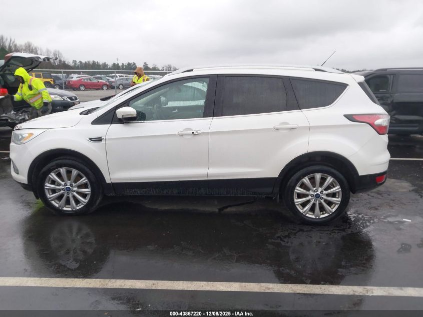 2017 Ford Escape Titanium VIN: 1FMCU0JD7HUB26228 Lot: 43867220