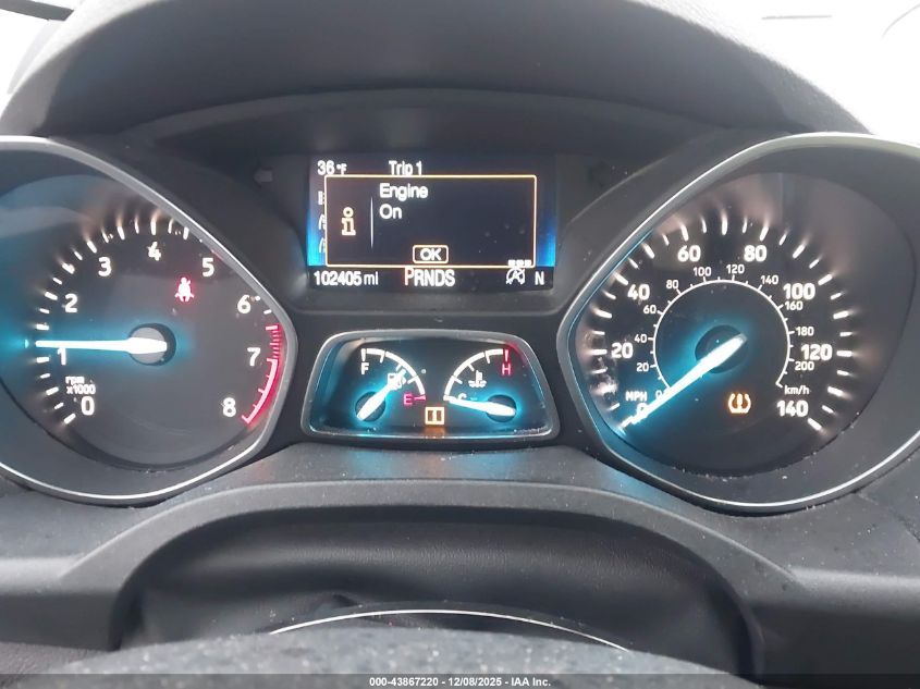 2017 Ford Escape Titanium VIN: 1FMCU0JD7HUB26228 Lot: 43867220