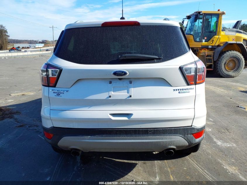 2017 Ford Escape Titanium VIN: 1FMCU0JD7HUB26228 Lot: 43867220