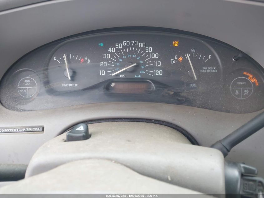 2001 Buick Century Limited VIN: 2G4WY55J011207040 Lot: 43867224