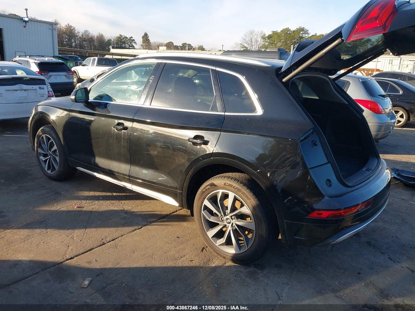 VIN WA1BAAFY7M2018167 2021 AUDI Q5 PREMIUM PLUS 45 TFSI QUATTRO S TRONIC
