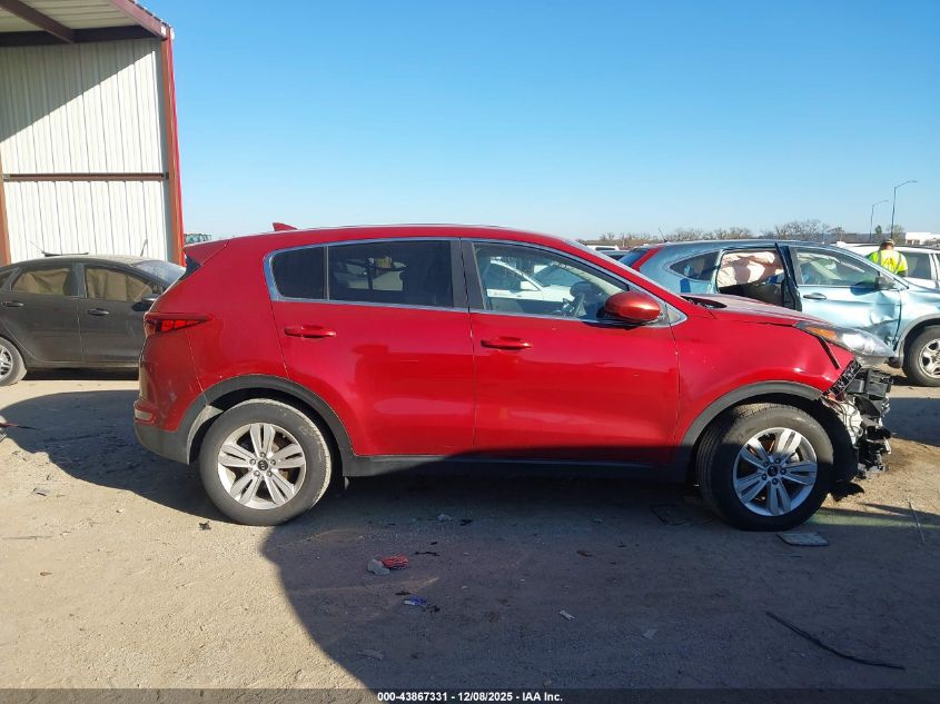 2018 Kia Sportage Lx VIN: KNDPM3AC9J7457234 Lot: 43867331