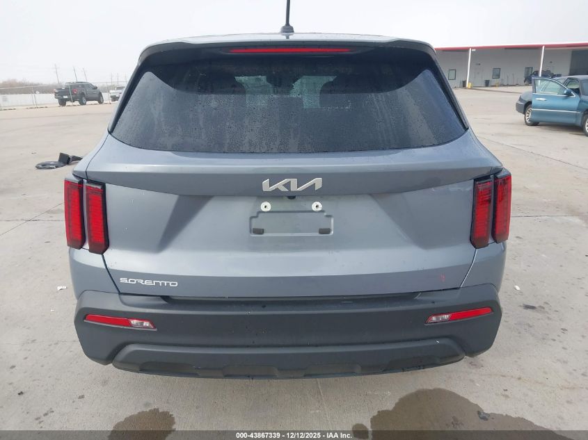 2023 Kia Sorento Lx VIN: 5XYRG4LC5PG195758 Lot: 43867339