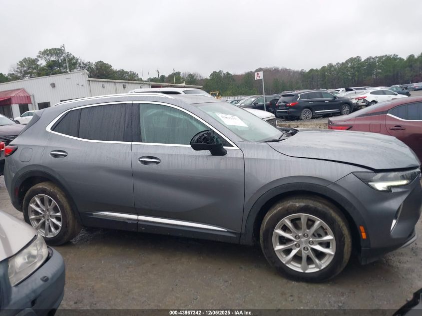 2021 Buick Envision Fwd Preferred VIN: LRBAZLR45MD176251 Lot: 43867342