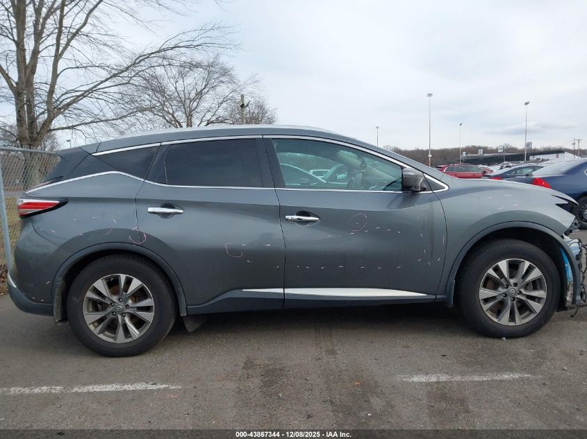 2016 Nissan Murano Sl VIN: 5N1AZ2MH2GN146429 Lot: 43867344