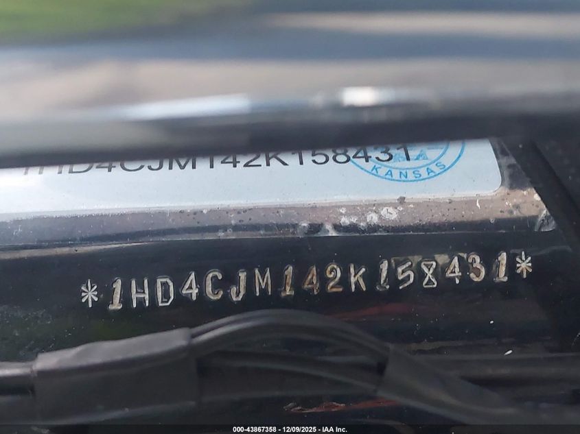 2002 Harley-Davidson Xl883 C VIN: 1HD4CJM142K158431 Lot: 43867358