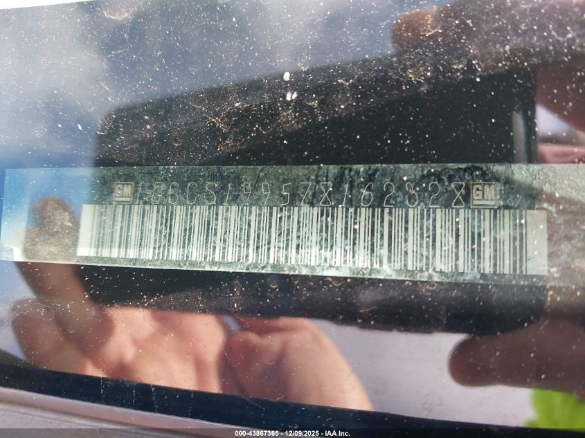 2007 Chevrolet Colorado Work Truck VIN: 1GCCS199578162328 Lot: 43867365