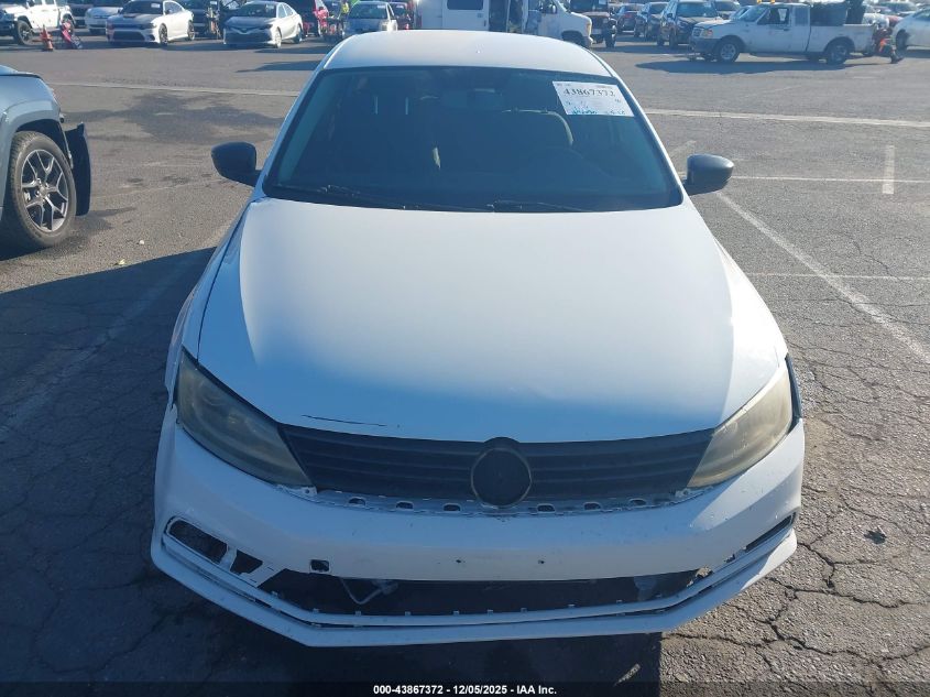 2013 Volkswagen Jetta 2.0L S VIN: 3VW2K7AJ9DM221809 Lot: 43867372