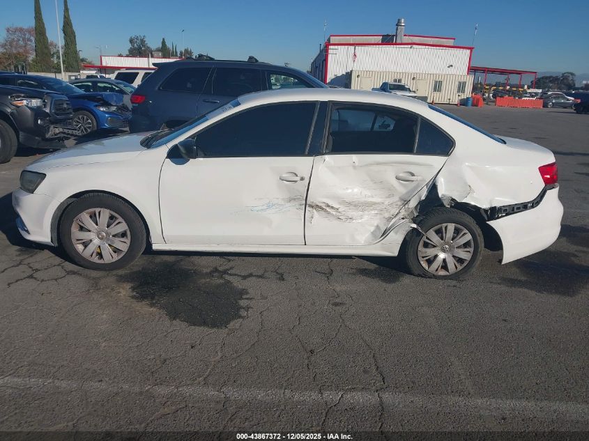 2013 Volkswagen Jetta 2.0L S VIN: 3VW2K7AJ9DM221809 Lot: 43867372