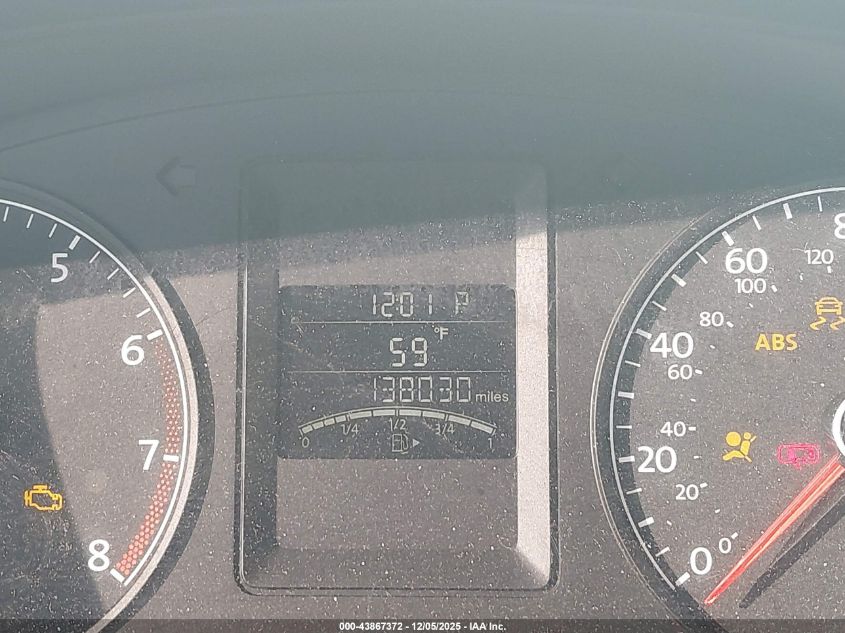 2013 Volkswagen Jetta 2.0L S VIN: 3VW2K7AJ9DM221809 Lot: 43867372