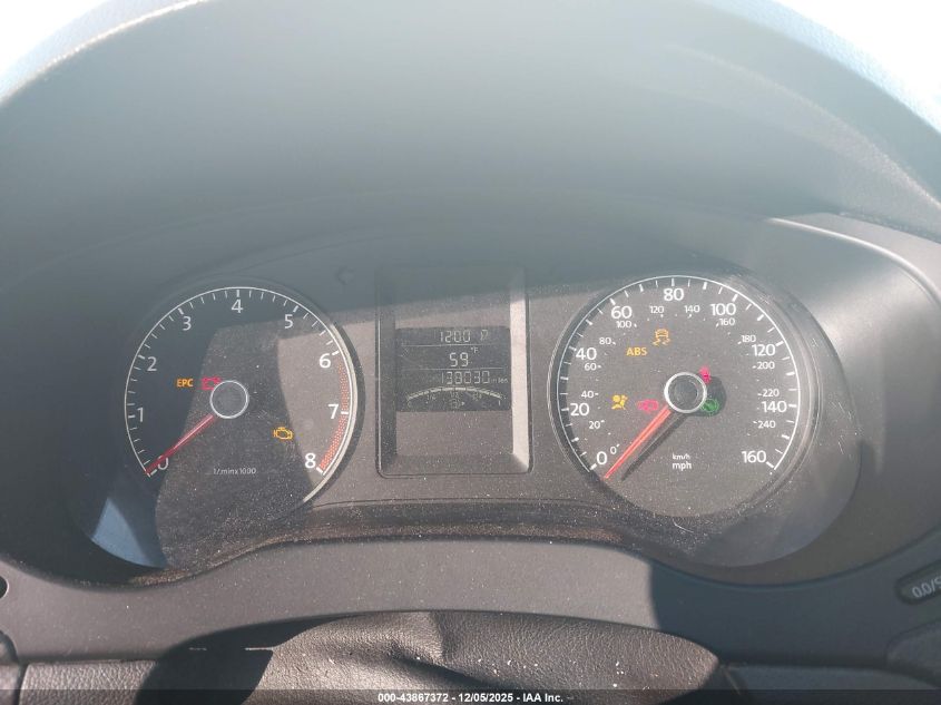 2013 Volkswagen Jetta 2.0L S VIN: 3VW2K7AJ9DM221809 Lot: 43867372