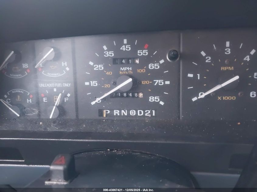 1991 Ford Ranger VIN: 1FTCR10U2MUD29213 Lot: 43867421