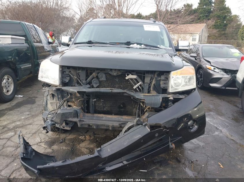 2009 Nissan Armada Le VIN: 5N1AA08C59N600010 Lot: 43867427