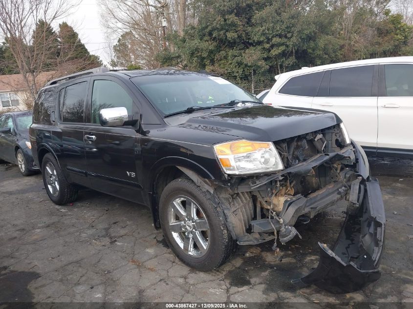 2009 Nissan Armada Le VIN: 5N1AA08C59N600010 Lot: 43867427