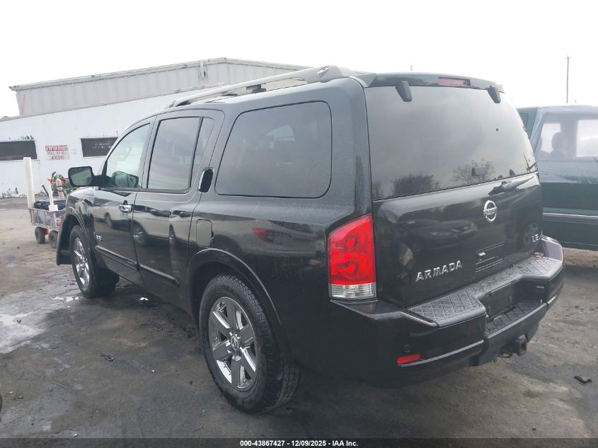 2009 Nissan Armada Le VIN: 5N1AA08C59N600010 Lot: 43867427