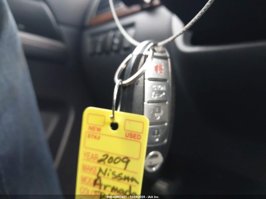 2009 Nissan Armada Le VIN: 5N1AA08C59N600010 Lot: 43867427