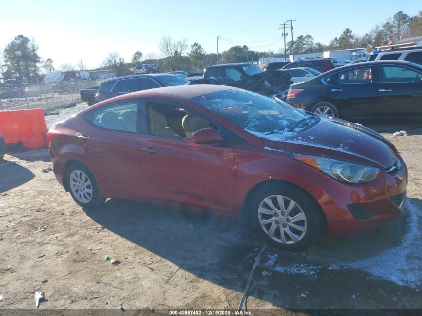 2013 Hyundai Elantra Gls/Limited VIN: 5NPDH4AE5DH185182 Lot: 43867452