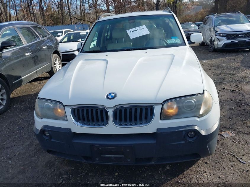 2004 BMW X3 3.0I VIN: WBXPA93424WA30611 Lot: 43867469