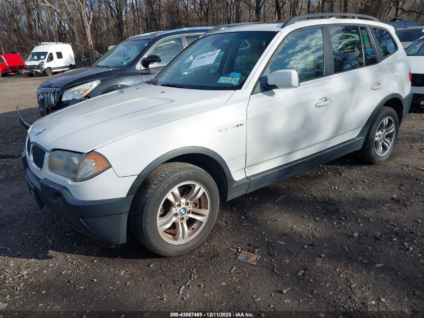 2004 BMW X3 3.0I VIN: WBXPA93424WA30611 Lot: 43867469