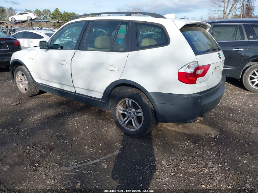 2004 BMW X3 3.0I VIN: WBXPA93424WA30611 Lot: 43867469