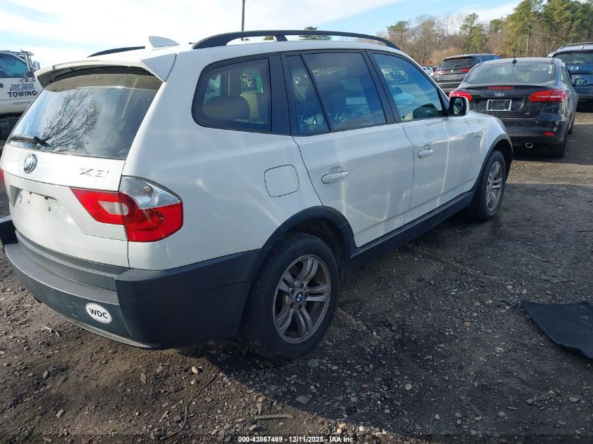 2004 BMW X3 3.0I VIN: WBXPA93424WA30611 Lot: 43867469