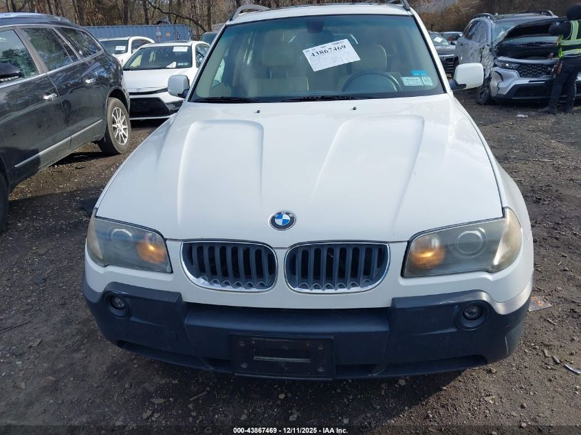 2004 BMW X3 3.0I VIN: WBXPA93424WA30611 Lot: 43867469